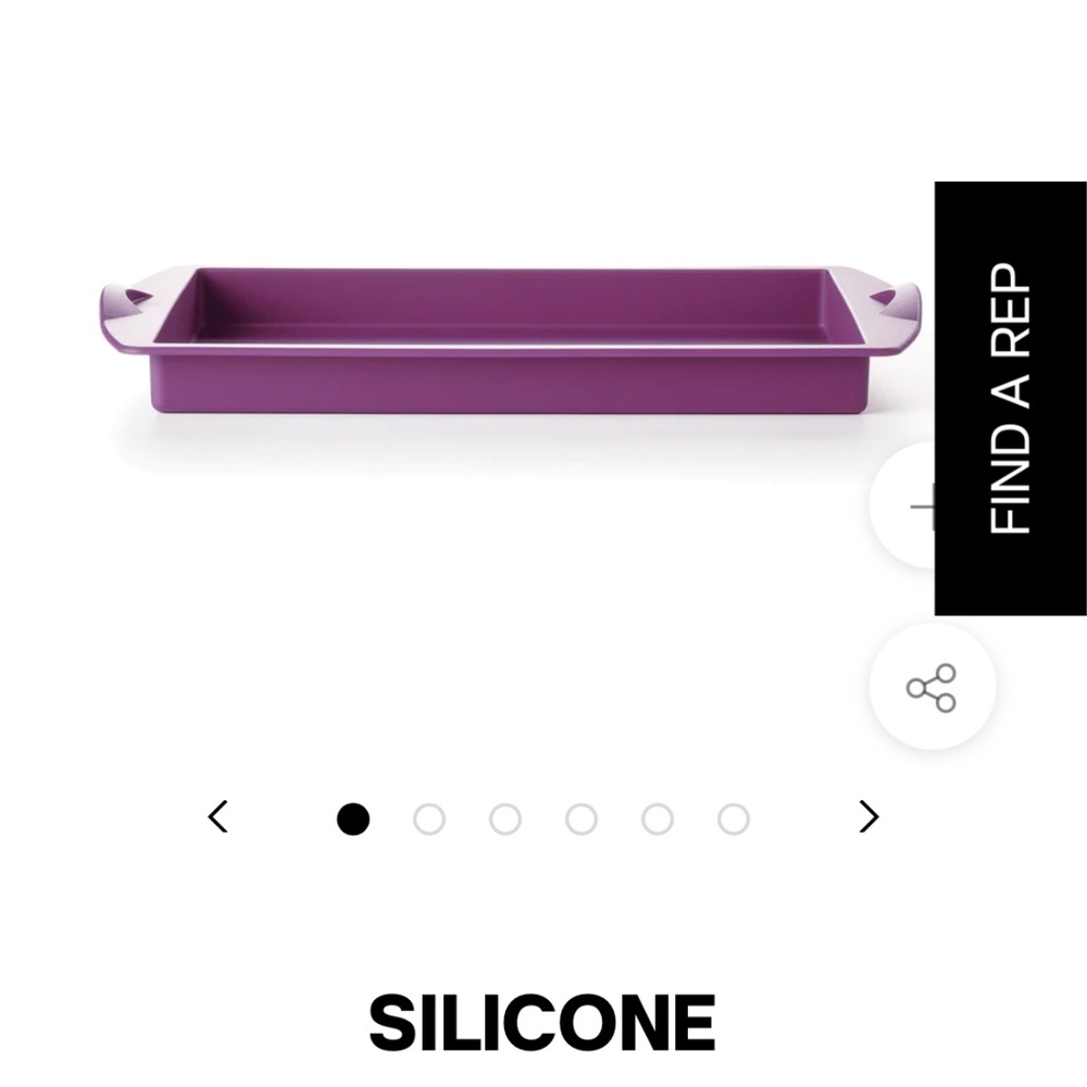 Tupperware silicone rectangle form